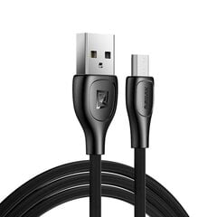 Remax Lesu Pro USB - micro USB data charging cable 480 Mbps 2,1 A 1 m black (RC-160m black) цена и информация | Кабели для телефонов | 220.lv