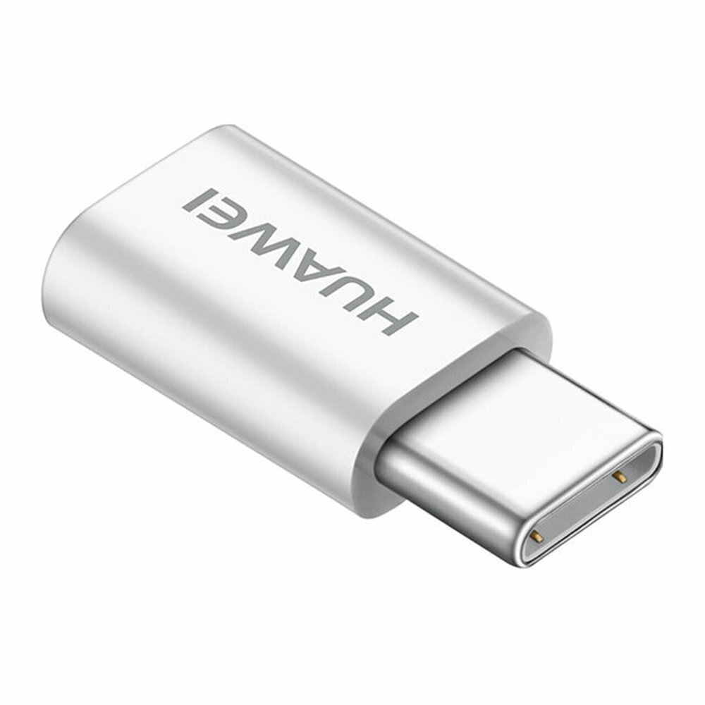 Huawei AP52 Micro USB to USB Type-C Adapter 5V 2A Data Sync Charge (bulk packaging) white cena un informācija | Savienotājkabeļi | 220.lv