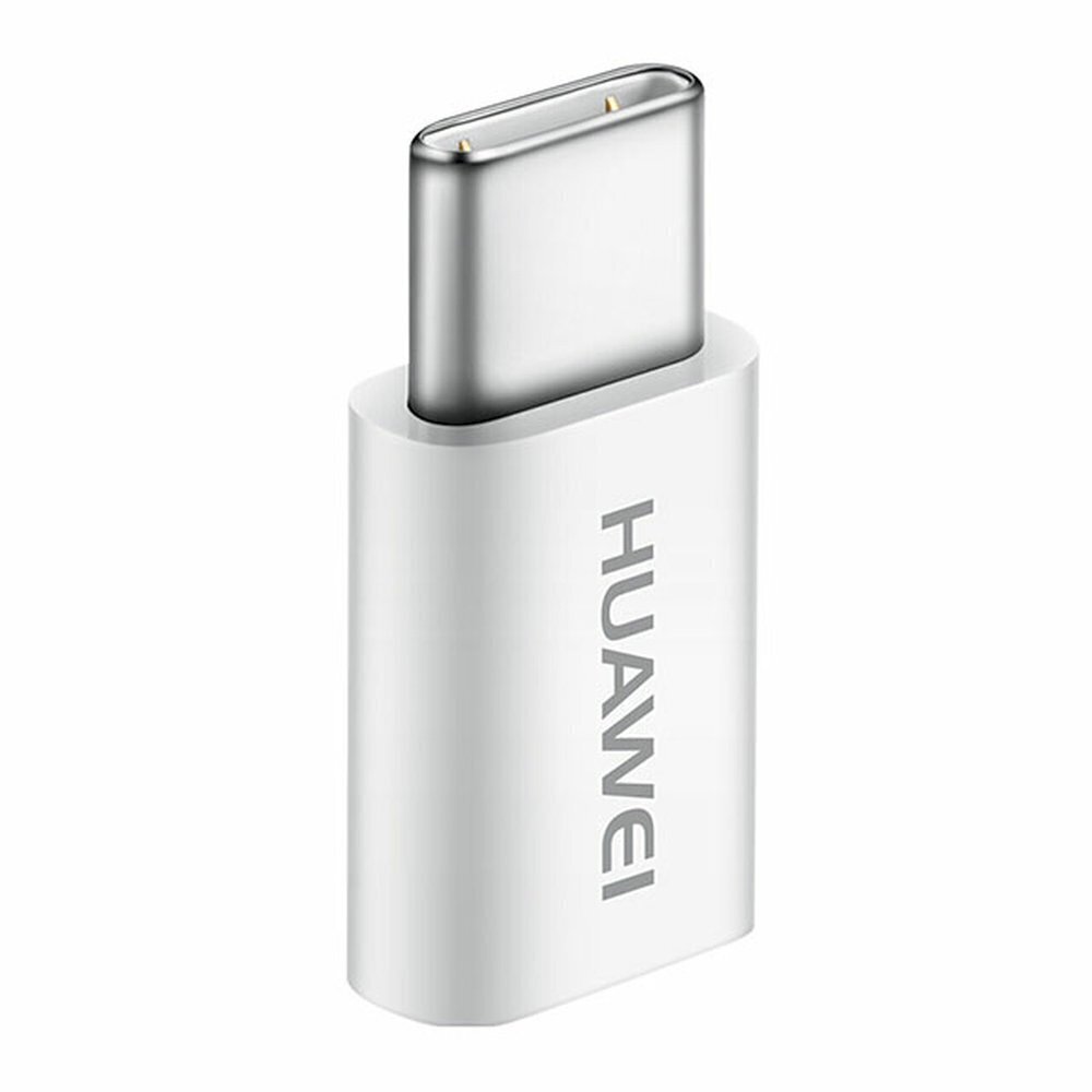 Huawei AP52 Micro USB to USB Type-C Adapter 5V 2A Data Sync Charge (bulk packaging) white cena un informācija | Savienotājkabeļi | 220.lv