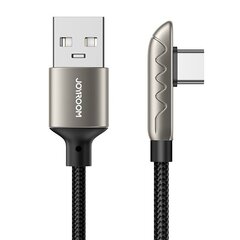 Joyroom gaming USB cable - USB Type C charging / data transmission 3A 1.2m silver (S-1230K3) цена и информация | Кабели для телефонов | 220.lv