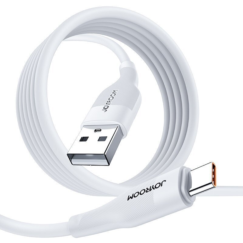 Joyroom USB cable - USB Type C for fast charging / data transmission 6A 1m white (S-1060M12) cena un informācija | Savienotājkabeļi | 220.lv