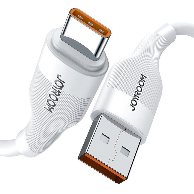 Joyroom USB cable - USB Type C for fast charging / data transmission 6A 1m white (S-1060M12) цена и информация | Savienotājkabeļi | 220.lv