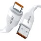 Joyroom USB cable - USB Type C for fast charging / data transmission 6A 1m white (S-1060M12) cena un informācija | Savienotājkabeļi | 220.lv
