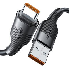 Joyroom USB cable - USB Type C for fast charging / data transmission 6A 1m black (S-1060M12) цена и информация | Кабели для телефонов | 220.lv