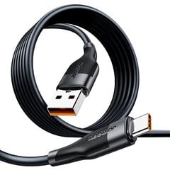 Joyroom USB cable - USB Type C for fast charging / data transmission 6A 1m black (S-1060M12) цена и информация | Кабели для телефонов | 220.lv