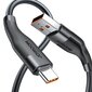 Joyroom USB cable - USB Type C for fast charging / data transmission 6A 1m black (S-1060M12) cena un informācija | Savienotājkabeļi | 220.lv