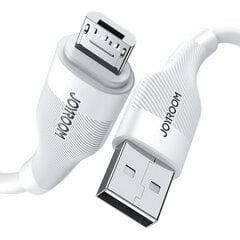 Joyroom USB cable - micro USB charging / data transmission 3A 1m white (S-1030M12) cena un informācija | Savienotājkabeļi | 220.lv