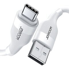 Joyroom USB cable - USB Type C for charging / data transmission 3A 1m white (S-1030M12) цена и информация | Кабели для телефонов | 220.lv