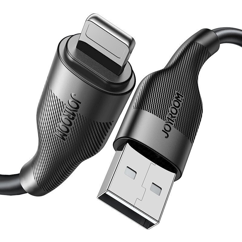 Joyroom USB cable - Lightning charging / data transmission 3A 1m black (S-1030M12) цена и информация | Savienotājkabeļi | 220.lv