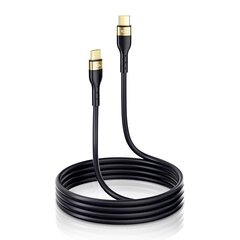 Joyroom Liquid Silicone USB Type C - USB Type C charging / data cable PD 100W 3m black (S-3050N18-10) цена и информация | Кабели для телефонов | 220.lv