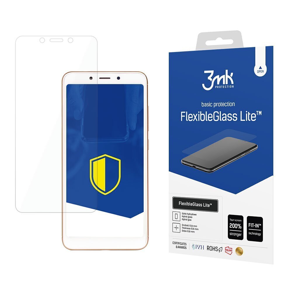 Xiaomi Redmi 6A Global - 3mk FlexibleGlass Lite™ screen protector cena un informācija | Ekrāna aizsargstikli | 220.lv