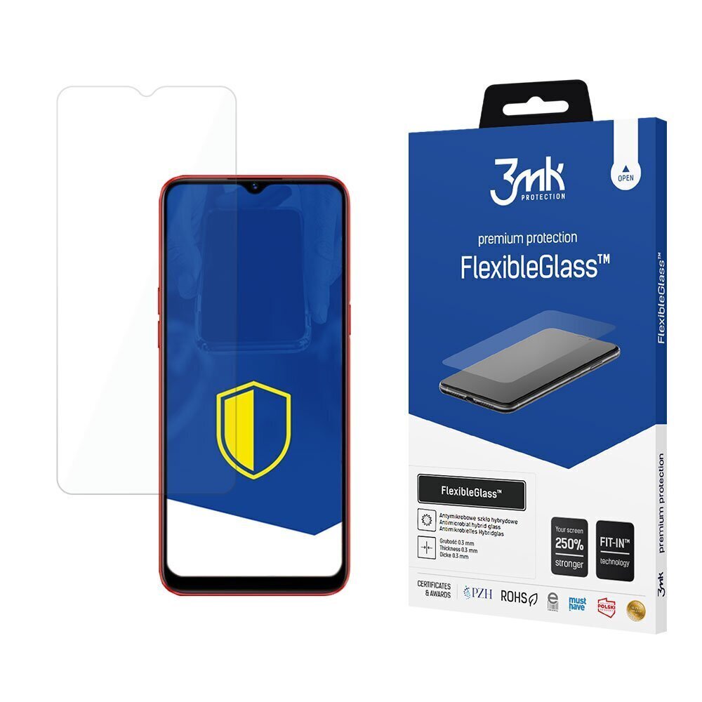 Realme C3 - 3mk FlexibleGlass™ screen protector cena un informācija | Ekrāna aizsargstikli | 220.lv