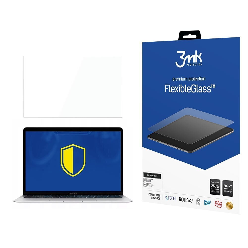 Apple MacBook Air 13" 2018 - 3mk FlexibleGlass™ 15'' screen protector cena un informācija | Portatīvo datoru dzesēšanas paliktņi un citi piederumi | 220.lv