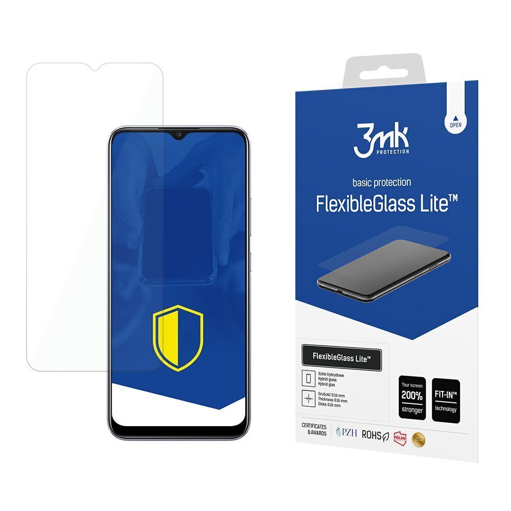 Realme C21 - 3mk FlexibleGlass Lite™ screen protector cena un informācija | Ekrāna aizsargstikli | 220.lv