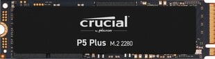 SSD|CRUCIAL|500GB|M.2|PCIE|Rakstīšanas ātrums 4000 MB/sec|Lasīšanas ātrums 6600 MB/sec|TBW 300 TB|CT500P5PSSD8 cena un informācija | Crucial Datortehnika | 220.lv