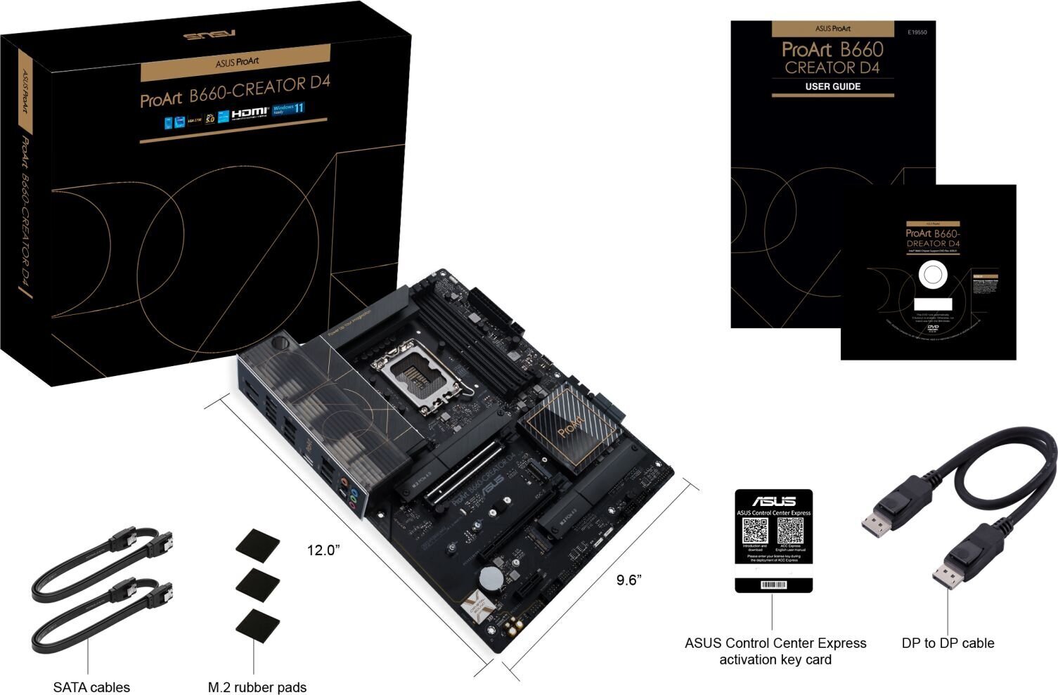 Mainboard|ASUS|Intel B660|LGA1700|ATX|Memory DDR4|Memory slots 4|1xPCI-Express 3.0 1x|1xPCI-Express 3.0 4x|1xPCI-Express 5.0 16x|3xM.2|1xHDMI|1xDispla цена и информация | Mātesplates | 220.lv