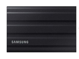 External SSD|SAMSUNG|T7|2TB|USB 3.2|Write speed 1000 MBytes/sec|Read speed 1050 MBytes/sec|MU-PE2T0S/EU цена и информация | Жёсткие диски | 220.lv