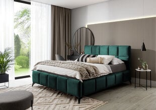 Кровать NORE Mist, 160x200 см, зеленая цена и информация | Кровати | 220.lv