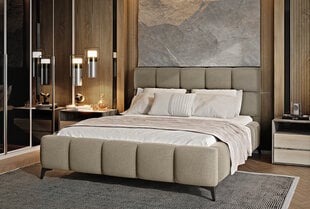 Кровать NORE Mist, 160x200 см, бежевая цена и информация | Кровати | 220.lv