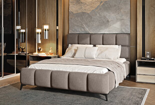 Кровать NORE Mist, 160x200 см, бежевая цена и информация | Кровати | 220.lv