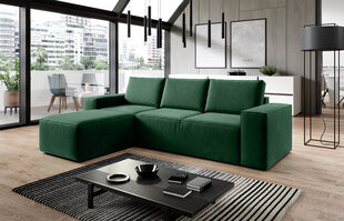 Stūra dīvāns NORE Silla Lukso 35, zaļš cena un informācija | Stūra dīvāni | 220.lv