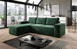 Stūra dīvāns NORE Silla Loco 35, zaļš cena un informācija | Stūra dīvāni | 220.lv