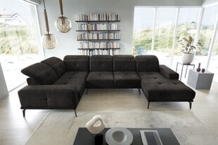 Stūra dīvāns NORE Neviro Loco 05, brūns cena un informācija | Stūra dīvāni | 220.lv