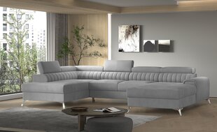 Stūra dīvāns NORE Lacante Nube 03, pelēks cena un informācija | Stūra dīvāni | 220.lv