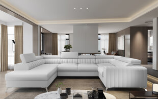 Stūra dīvāns NORE Louis Softis 17, balts cena un informācija | Stūra dīvāni | 220.lv