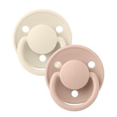 BIBS De Lux knupīši 2gb 0-36mēn. (Ivory/Blush) cena un informācija | Knupīši | 220.lv