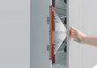 Blum TIP-ON durvju atvērējs, ar buferi, 76 mm, pelēks cena un informācija | Citi piederumi mēbelēm | 220.lv