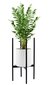 Metāla augu statīvs TORRE 70 cm, melns cena un informācija | Ziedu statīvi, puķu podu turētāji | 220.lv