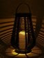 Rattan Dārza saules laterna Saska Garden, 26.5 cm, brūns cena un informācija | Āra apgaismojums | 220.lv
