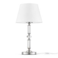 Galda lampa Maytoni Neoclassic kolekcija hroma krāsā ar baltu abažūru 1xE27 MOD018TL-01CH цена и информация | Настольные лампы | 220.lv