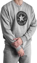 Джемпер Converse Chuck Patch Graphic Crew VGH Grey цена и информация | Мужские толстовки | 220.lv