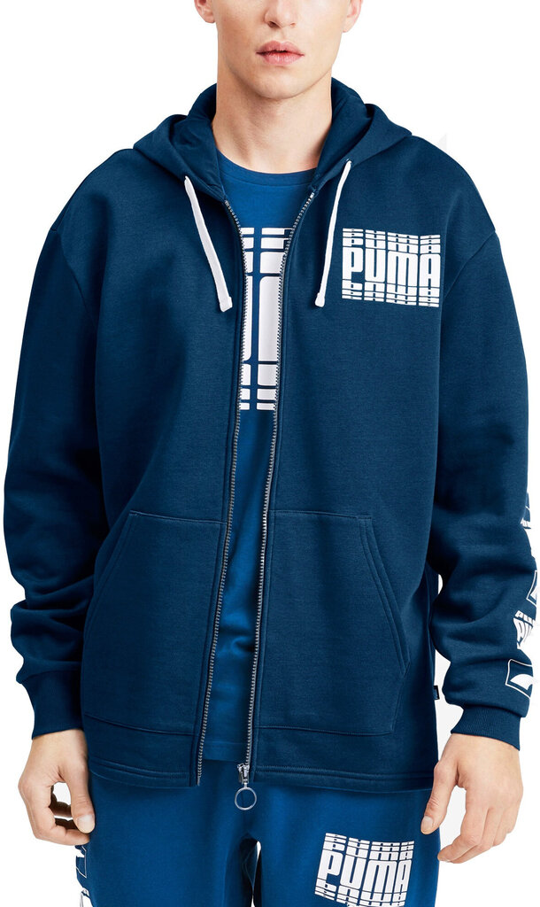 Vīriešu džemperis Puma Rebel Bold FZ Hoody FL цена и информация | Vīriešu jakas | 220.lv