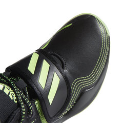 Adidas Deep Threat J Black Green zēniem, melns цена и информация | Детская спортивная обувь | 220.lv