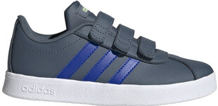 Sporta apavi zēniem Adidas Vl Court 2.0 Cmf C, pelēki цена и информация | Детская спортивная обувь | 220.lv