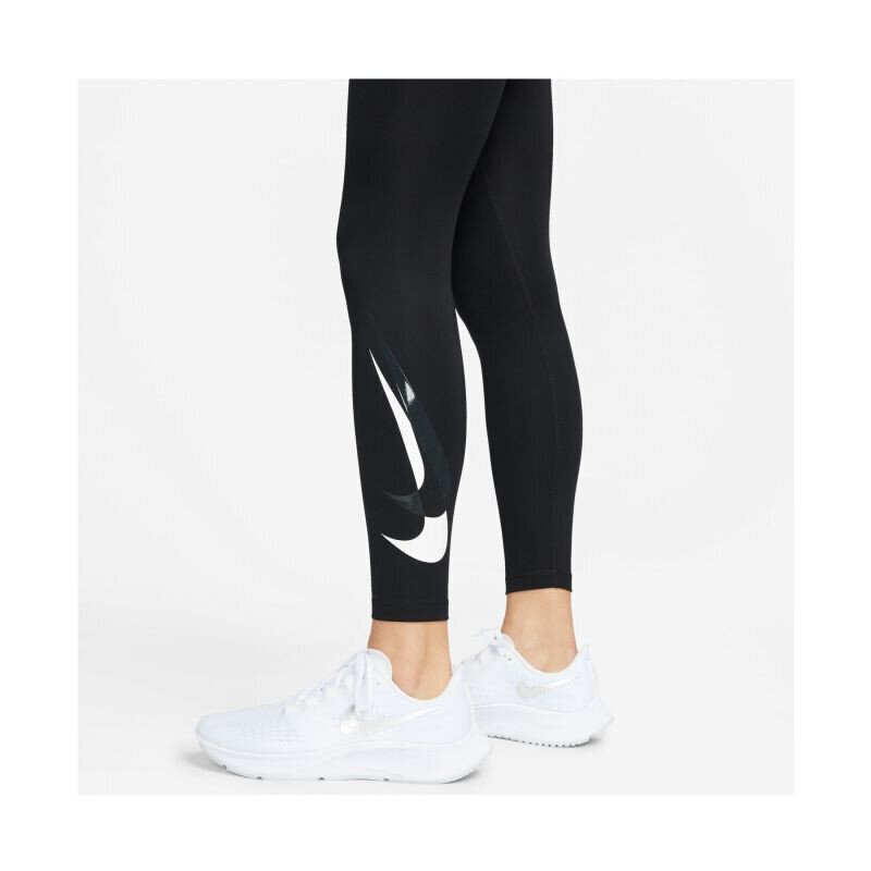 Nike Legingi W Nk Df Swsh Run Tight 7/8 Black DD6835 010 цена и информация | Sporta apģērbs sievietēm | 220.lv