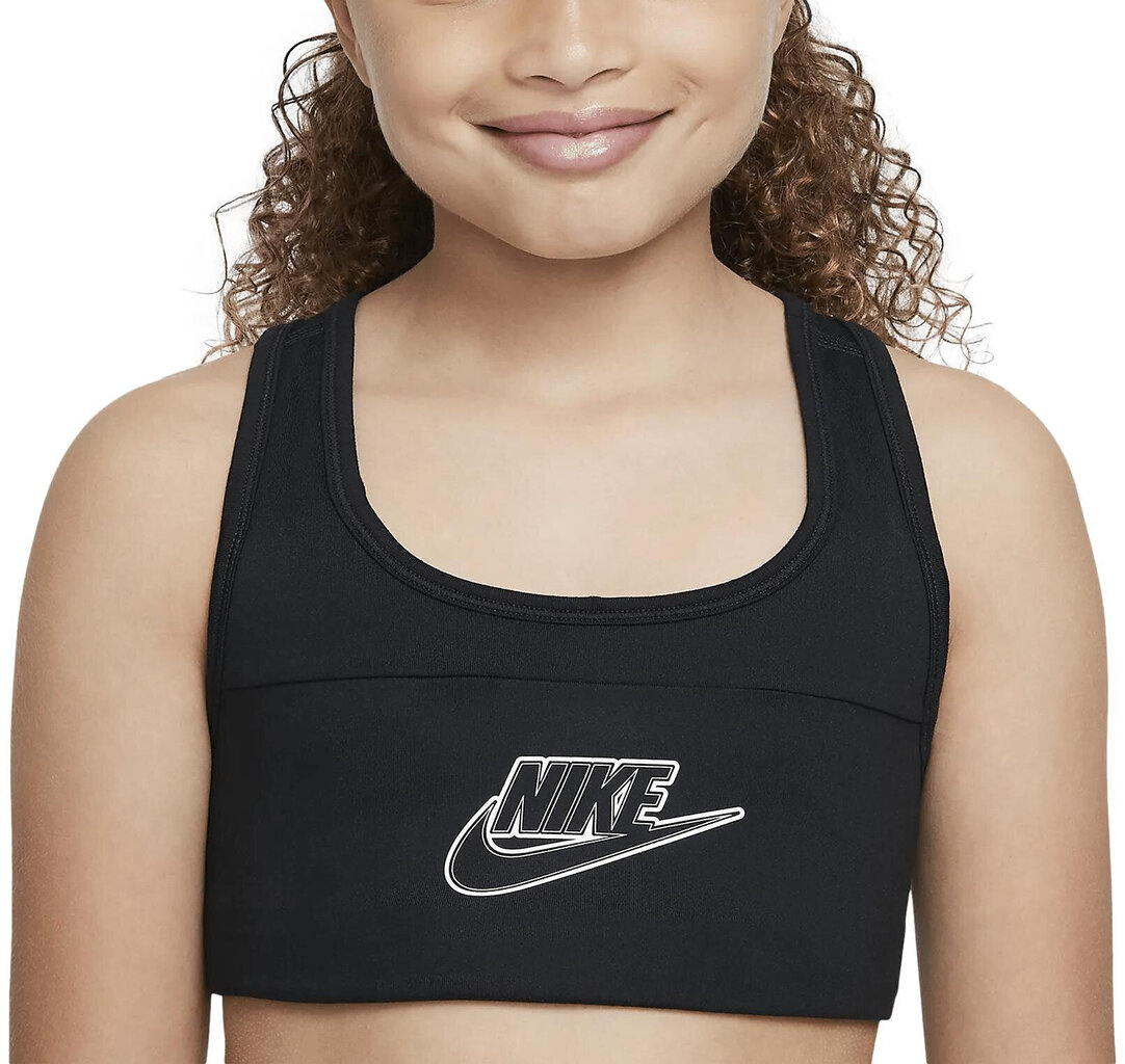 Nike Sporta Krūšturis G Nk Df Swsh Bra Futura Black DD7960 010 DD7960 010/M цена и информация | Meiteņu apakšveļa | 220.lv