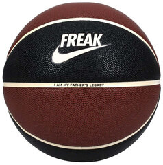 Баскетбольный мяч Nike Nike All Court 8P Antetokounmpo Brown Black N1004138 812 цена и информация | Баскетбольные мячи | 220.lv
