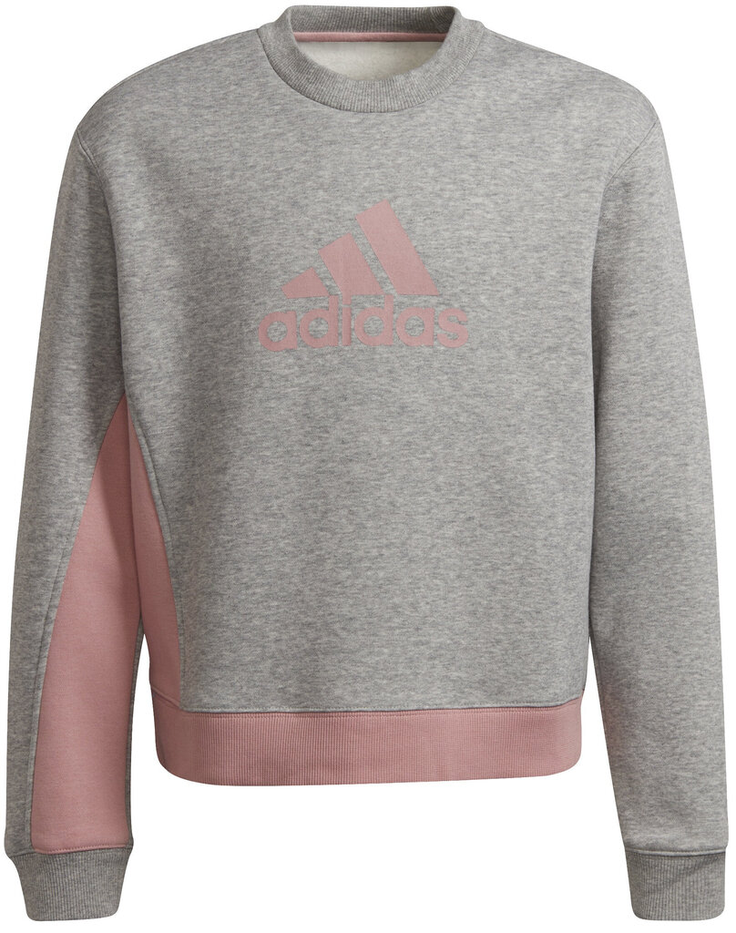 Adidas Sporta Tērpi G Bos Co Ts Grey Pink H57225 H57225/140 cena un informācija | Bikses meitenēm | 220.lv