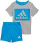 Adidas Sporta Tērpi I Bl T Set Grey Blue H65822 H65822/92 cena un informācija | Zēnu krekli | 220.lv