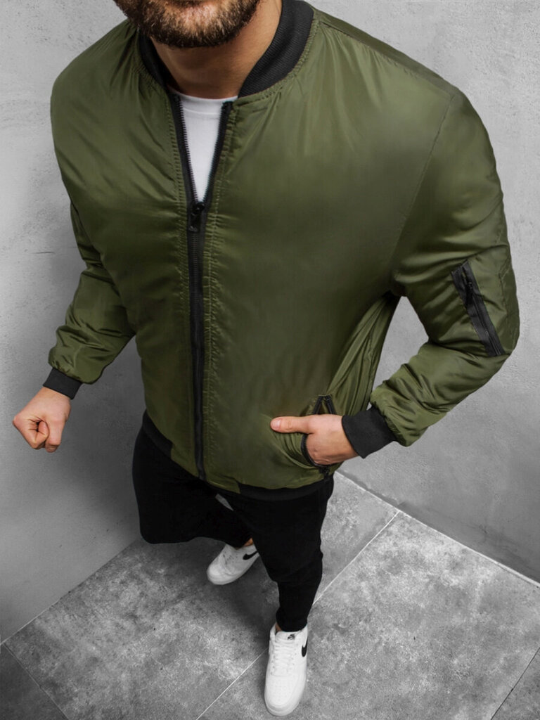 J.Style Jakas Green 5M708-136 5M708-136/2XL cena un informācija | Vīriešu virsjakas | 220.lv