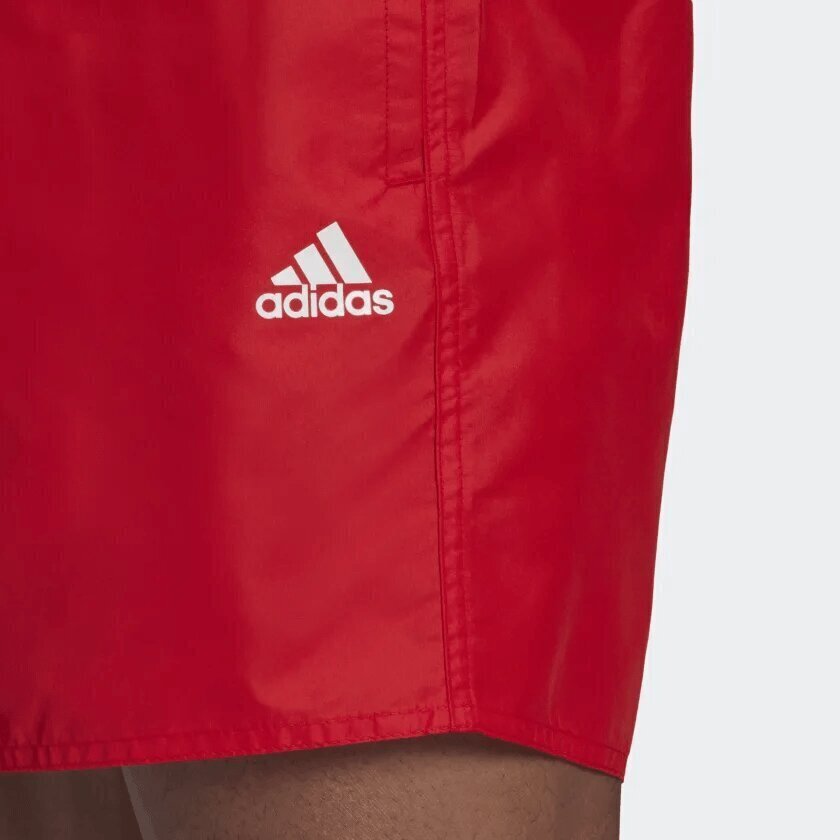 Adidas Šorti Solid Clx Short Sl Red HA0384 HA0384/L cena un informācija | Peldšorti, peldbikses | 220.lv