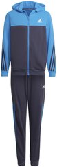 Cпортивный костюм Adidas B Cotton Ts HD6857/176, синий цена и информация | Штаны для мальчиков | 220.lv