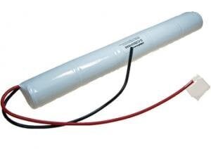 Augstas temperatūras akumulators 2500mAh 15,0Wh NiCd 6,0V 5xC 28,2x250mm cena un informācija | Baterijas | 220.lv