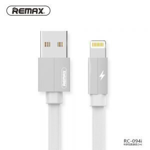Kabelis Remax RC-094I Apple tālruņiem, 2 m. balts cena un informācija | Savienotājkabeļi | 220.lv