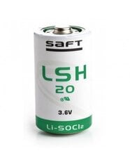 Akumulators R20 (D) LSH20 3.6V 13000mAh SAFT цена и информация | Батарейки | 220.lv