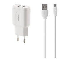 Зарядное устройство Remax RP-U22A + кабель Micro-USB, в комплекте цена и информация | Зарядные устройства для телефонов | 220.lv